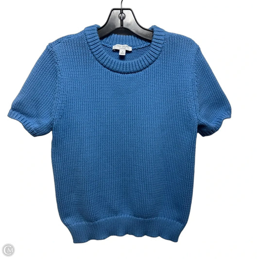 Sweater Short Sleeve By Ann Taylor In Blue, Size: M