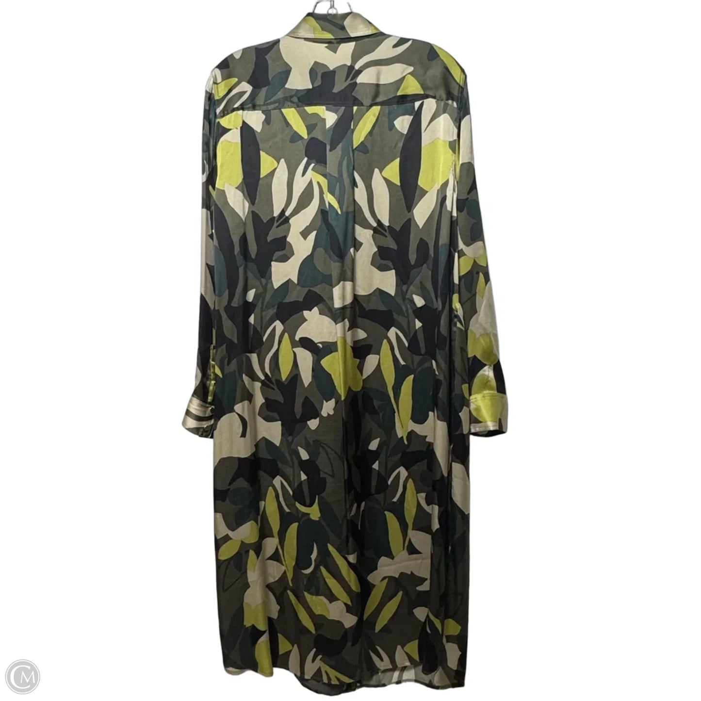Dress Casual Midi By Chicos In Green, Size: 12
