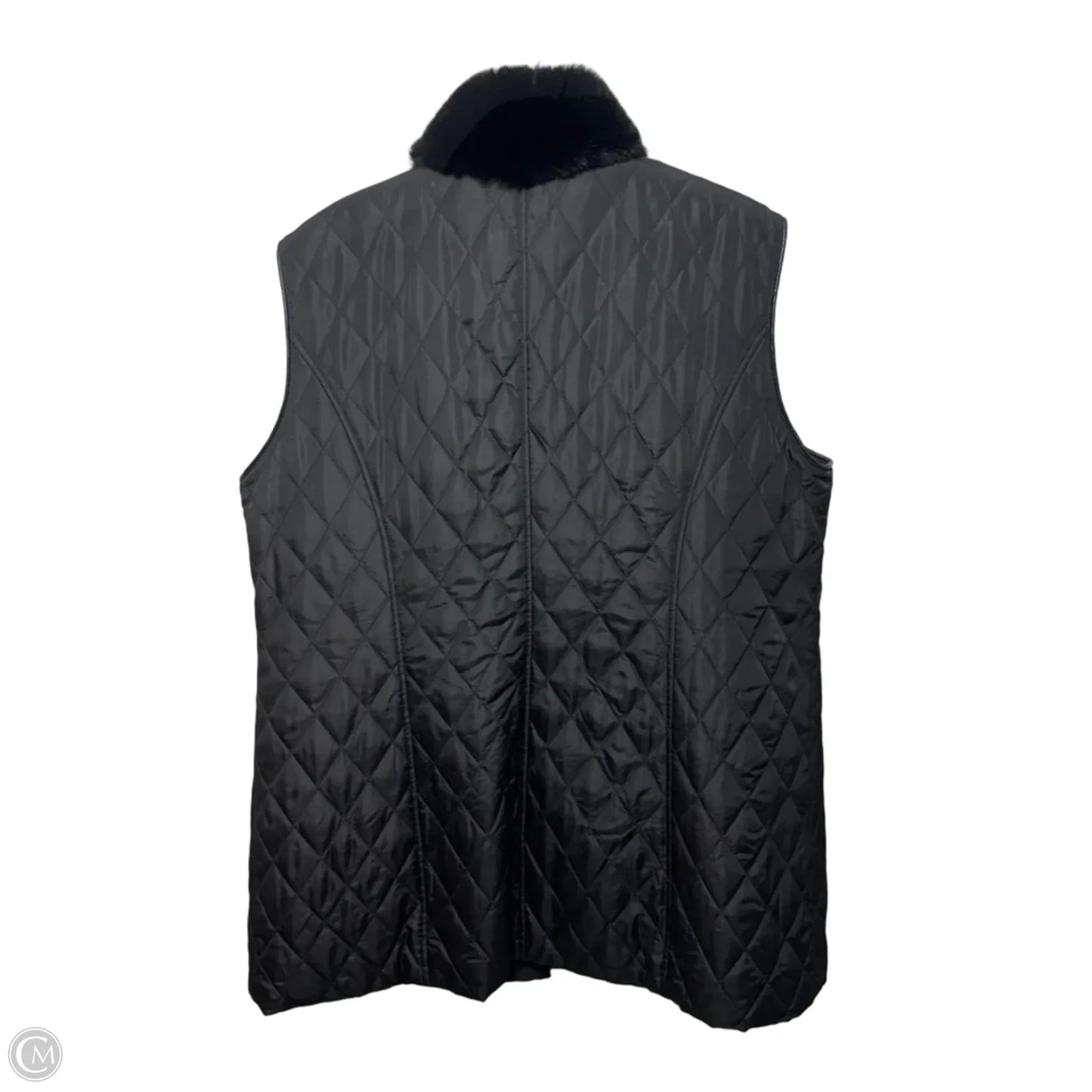 Vest Rabbit Fur By Rex Rabbit China In Black, Size: Xl