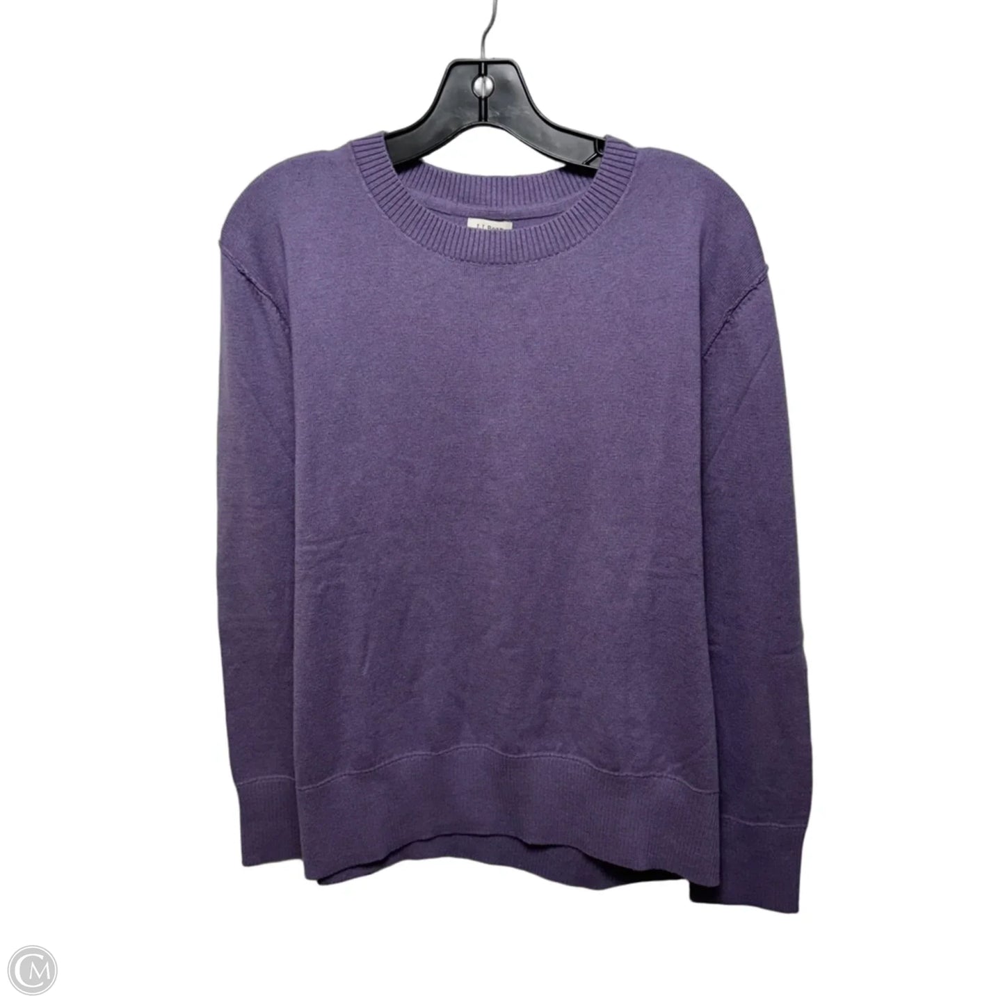 Cotton-Cashmere Sweater By L.l. Bean In Purple, Size: L