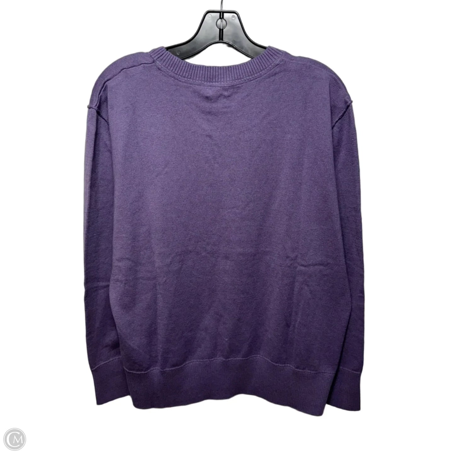 Cotton-Cashmere Sweater By L.l. Bean In Purple, Size: L