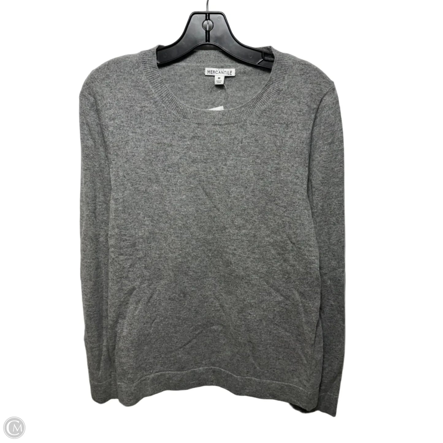 Sweater By Mercantile By J. Crew In Grey, Size: M