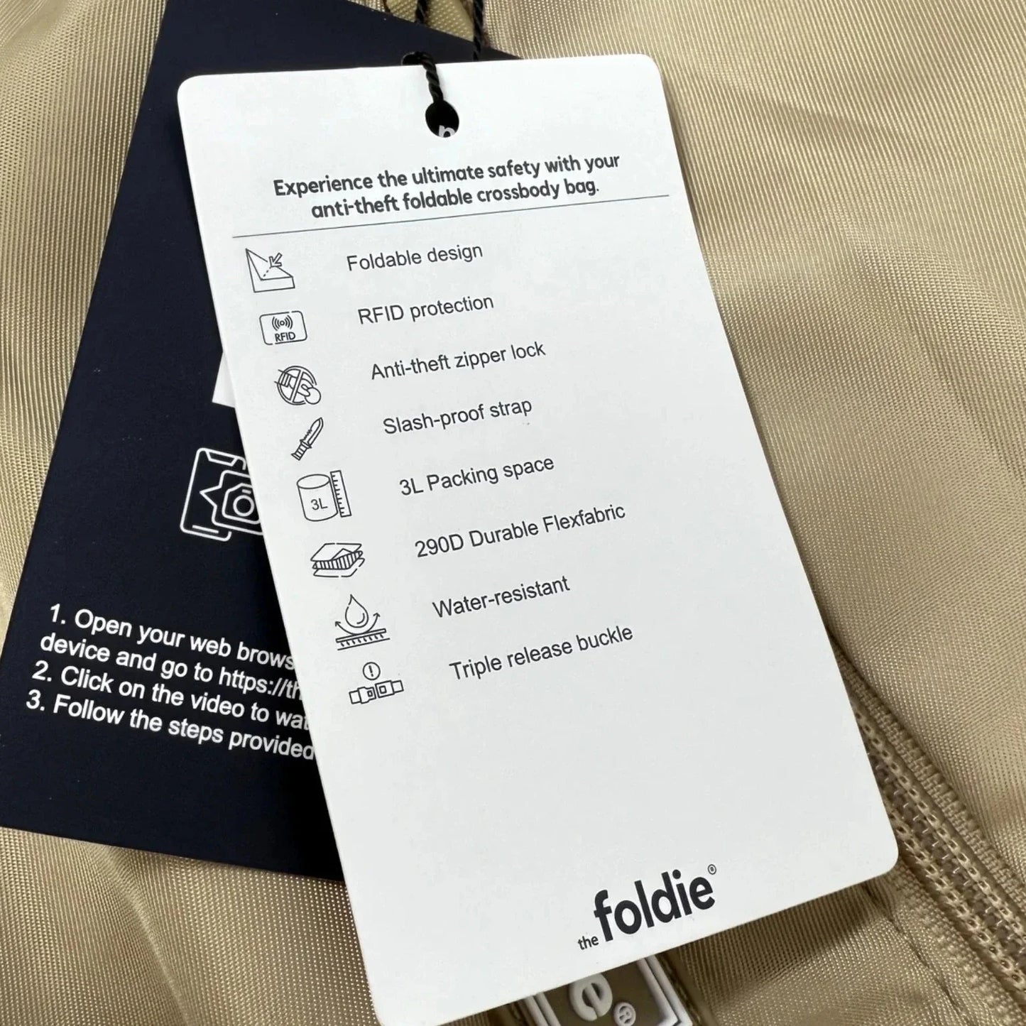 Belt Bag By Foldie, Size: Medium