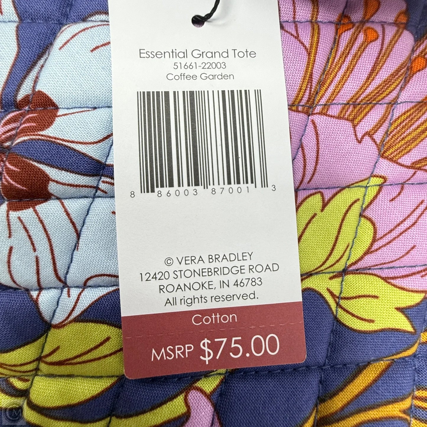 Grand Essential Tote By Vera Bradley, Size: Large