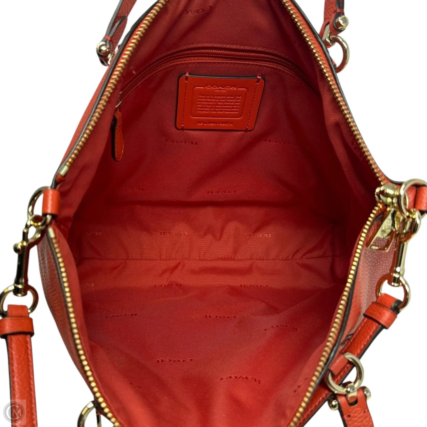 Prairie Satchel Handbag Designer By Coach, Size: Medium
