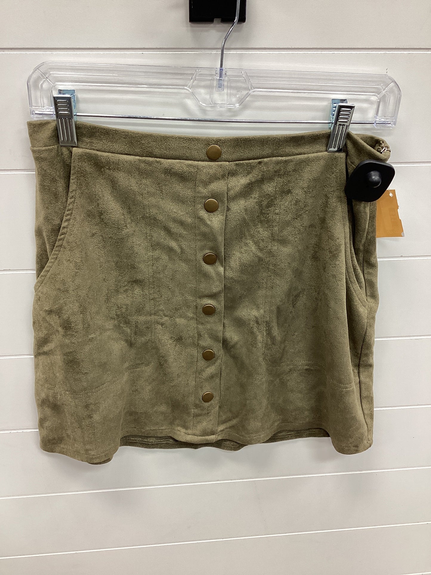 Skirt Mini & Short By Hyfve In Green, Size:M