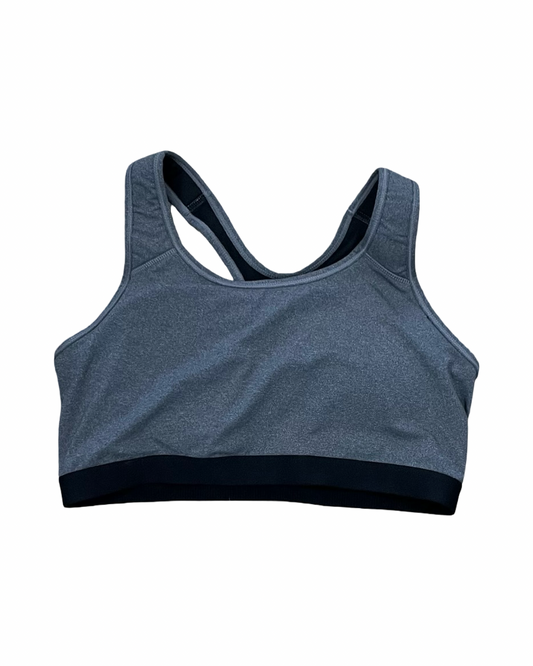 Athletic Bra By Avia In Grey, Size:2X