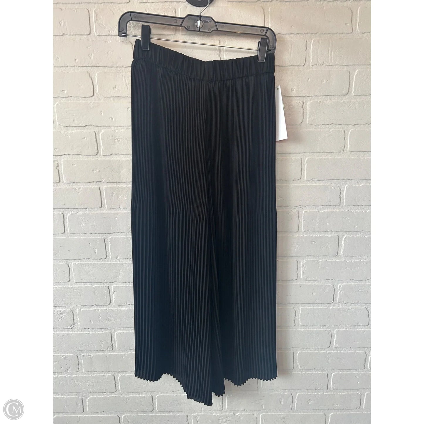 Pants Cropped By Zara In Black, Size: S