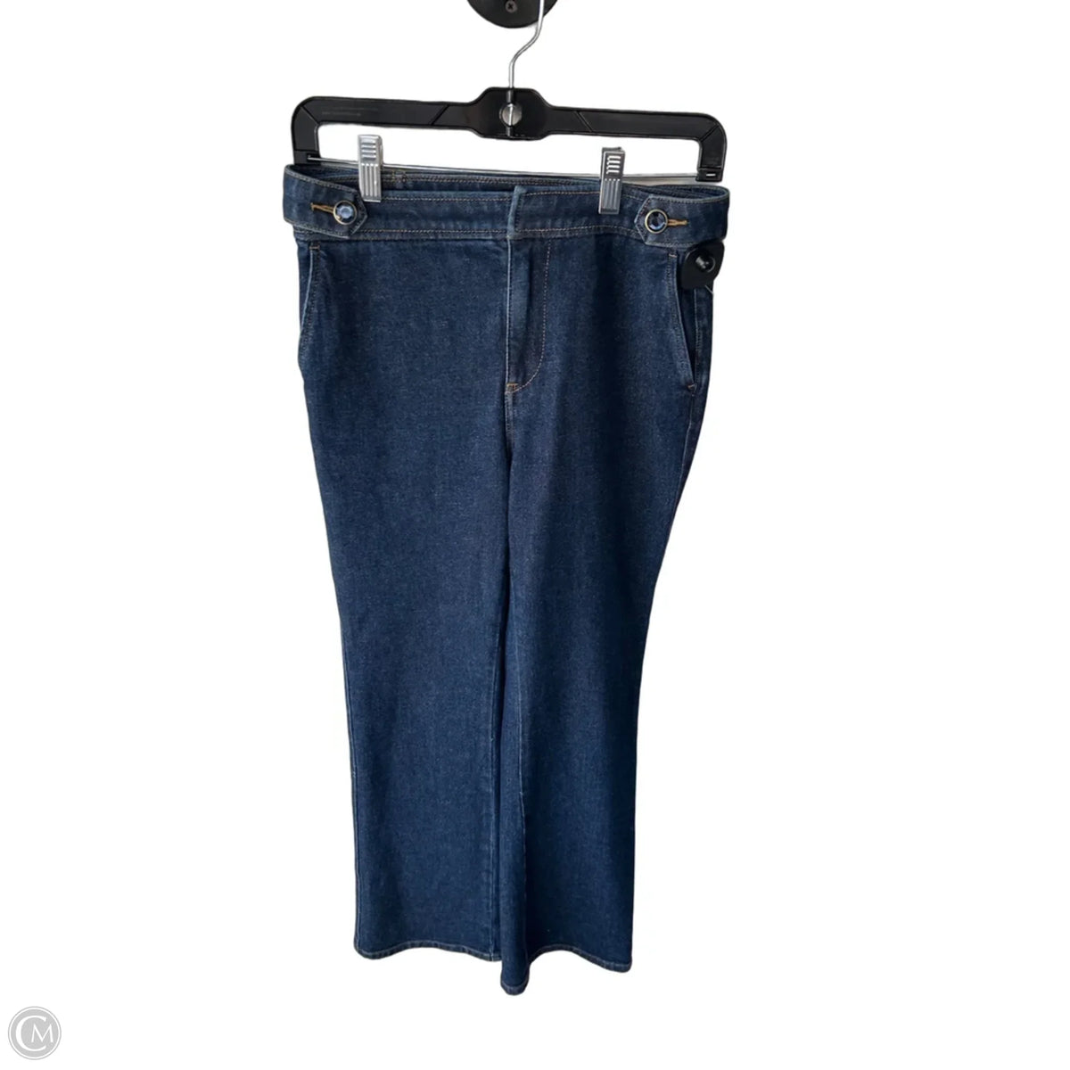 Jeans Flared By Talbots In Blue Denim, Size: 2p