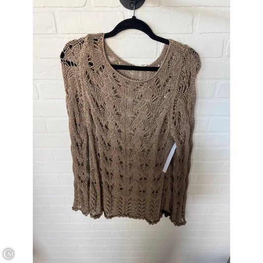 Sweater By Moth In Brown, Size: L