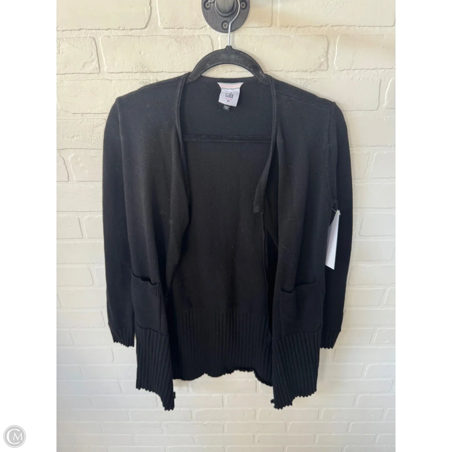 Sweater Cardigan By Cabi In Black, Size: Xs