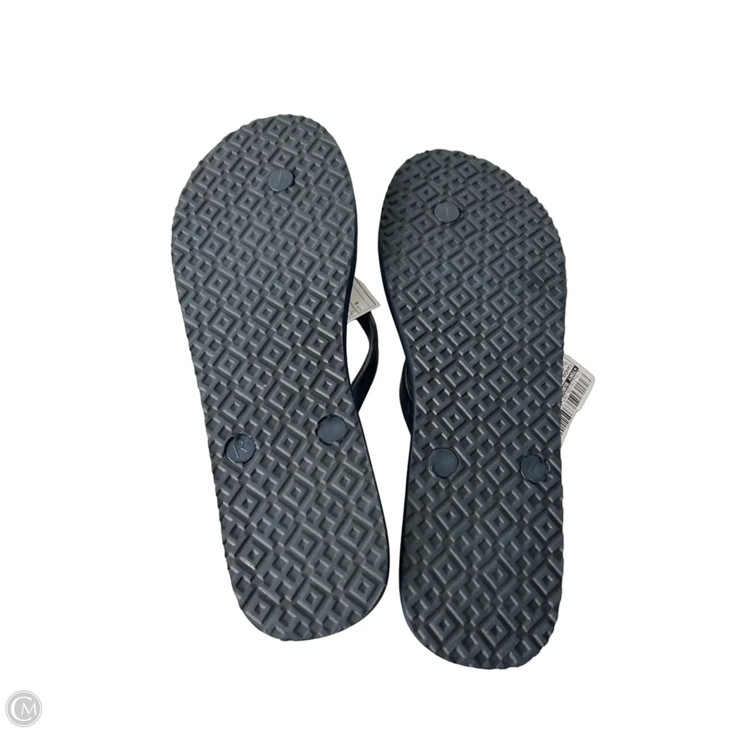 Sandals Designer By Tory Burch In Blue & Cream, Size: 8