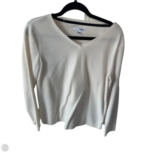 Sweater By Sonoma In Cream, Size: M