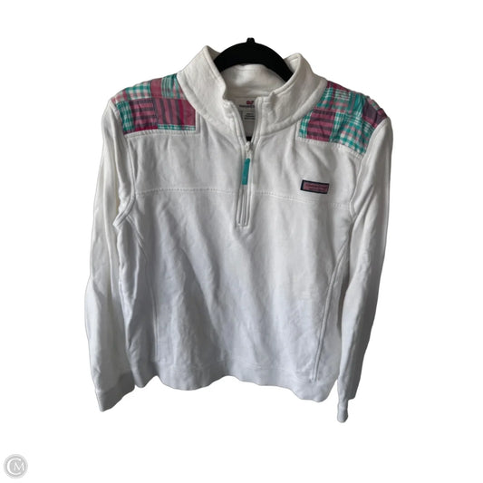 Sweatshirt Collar By Vineyard Vines In Blue & White, Size: Xl