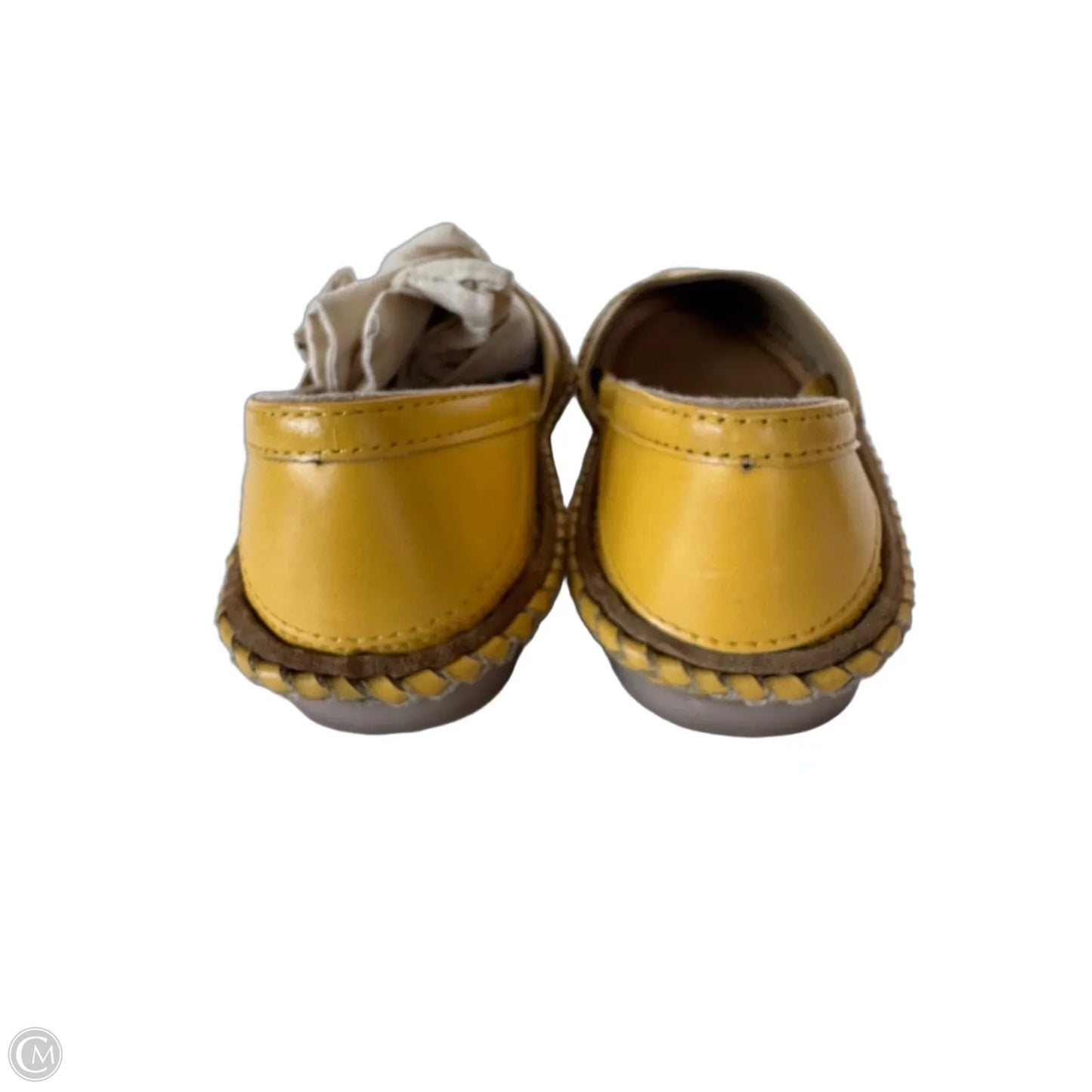 Shoes Flats By Clothes Mentor In Yellow, Size: 8