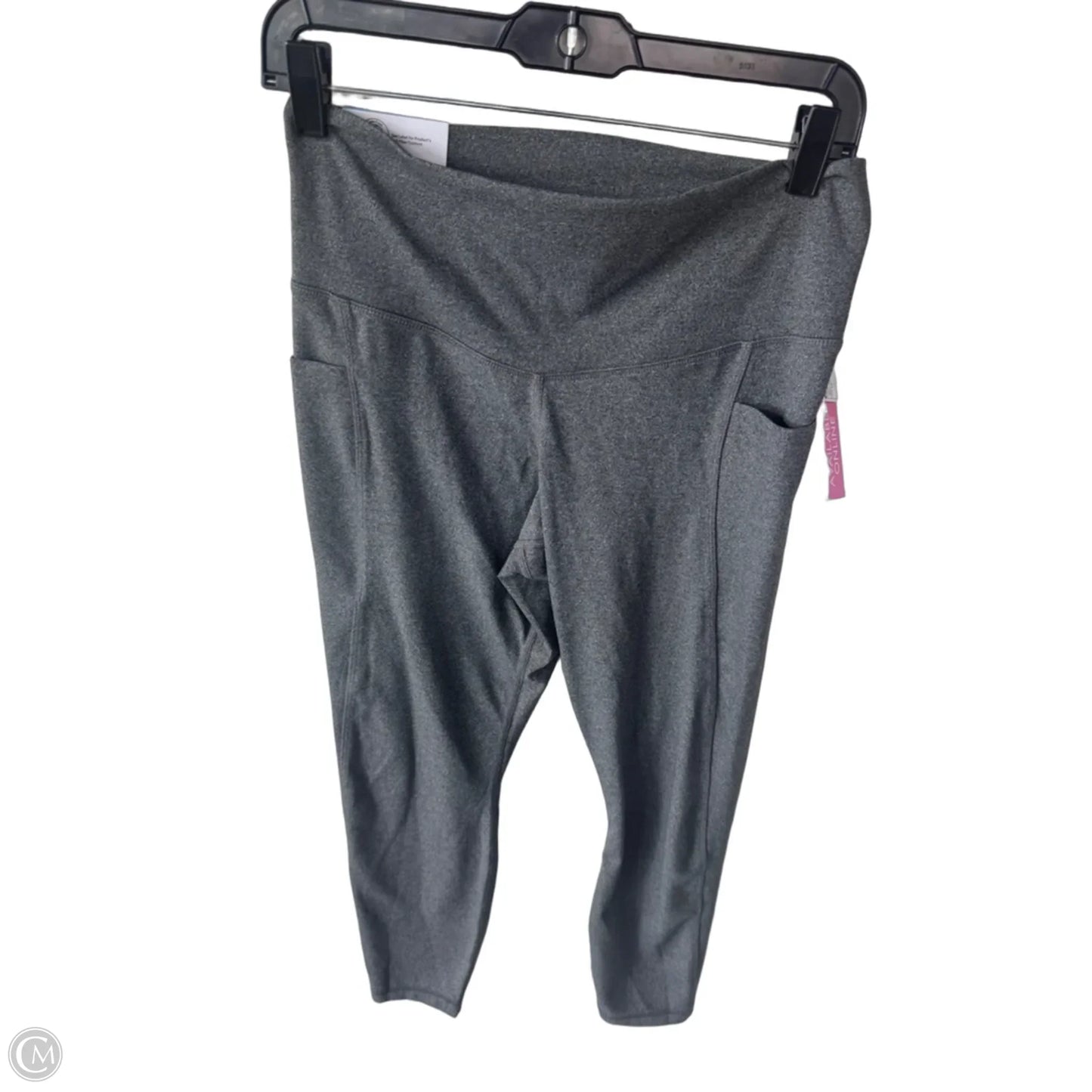 Athletic Leggings By Members Mark In Grey, Size: 12