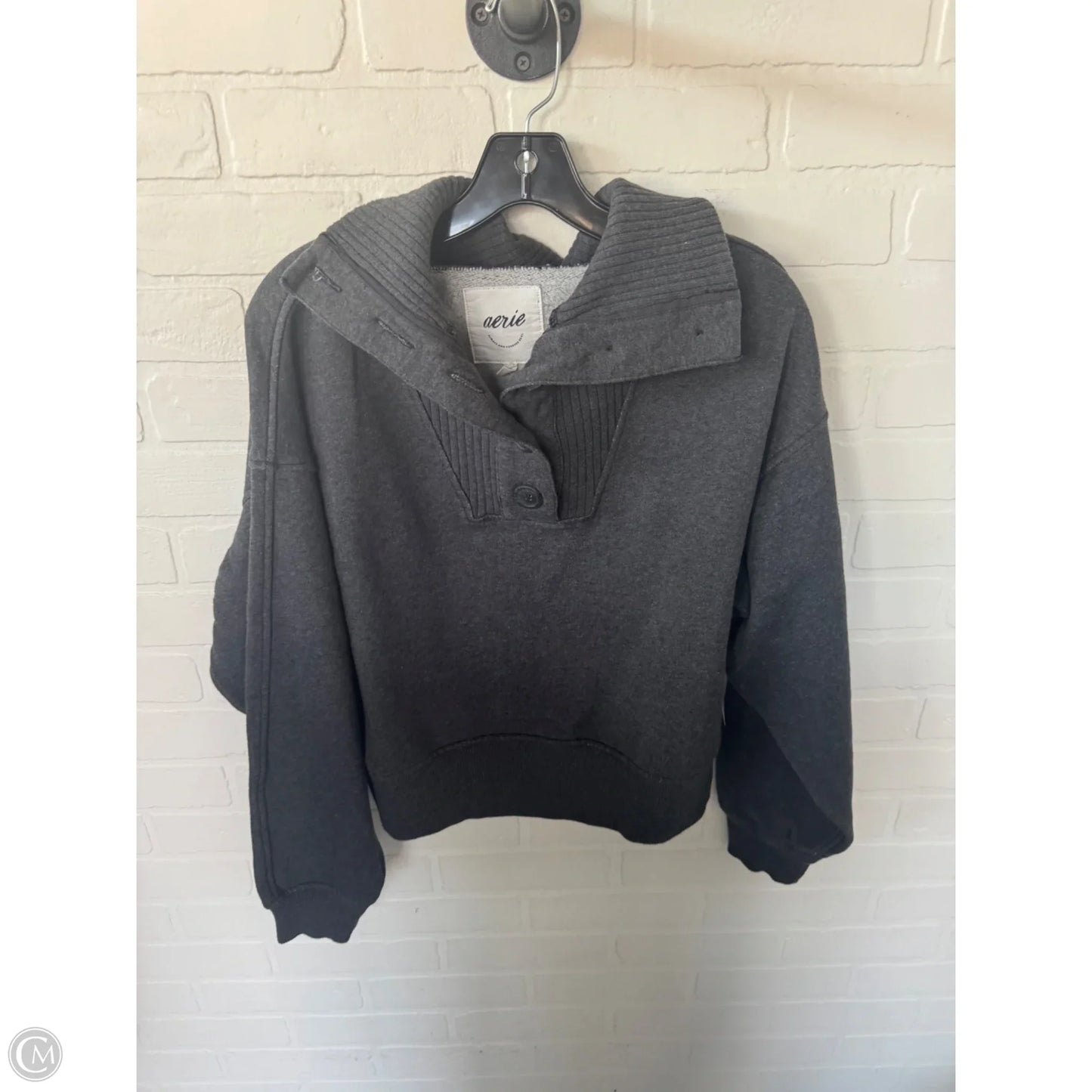 Sweatshirt Collar By Aerie In Grey, Size: Xs
