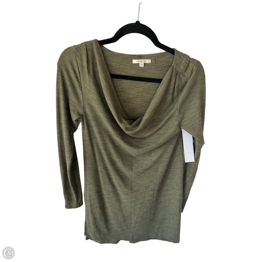 Tunic Long Sleeve By Clothes Mentor In Green, Size: S