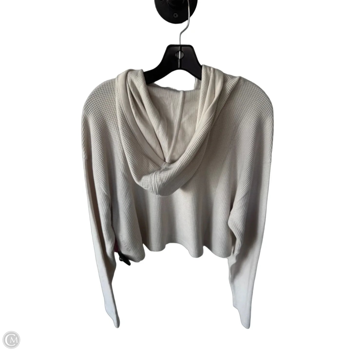 Athletic Sweatshirt Hoodie By Athleta In Cream, Size: S
