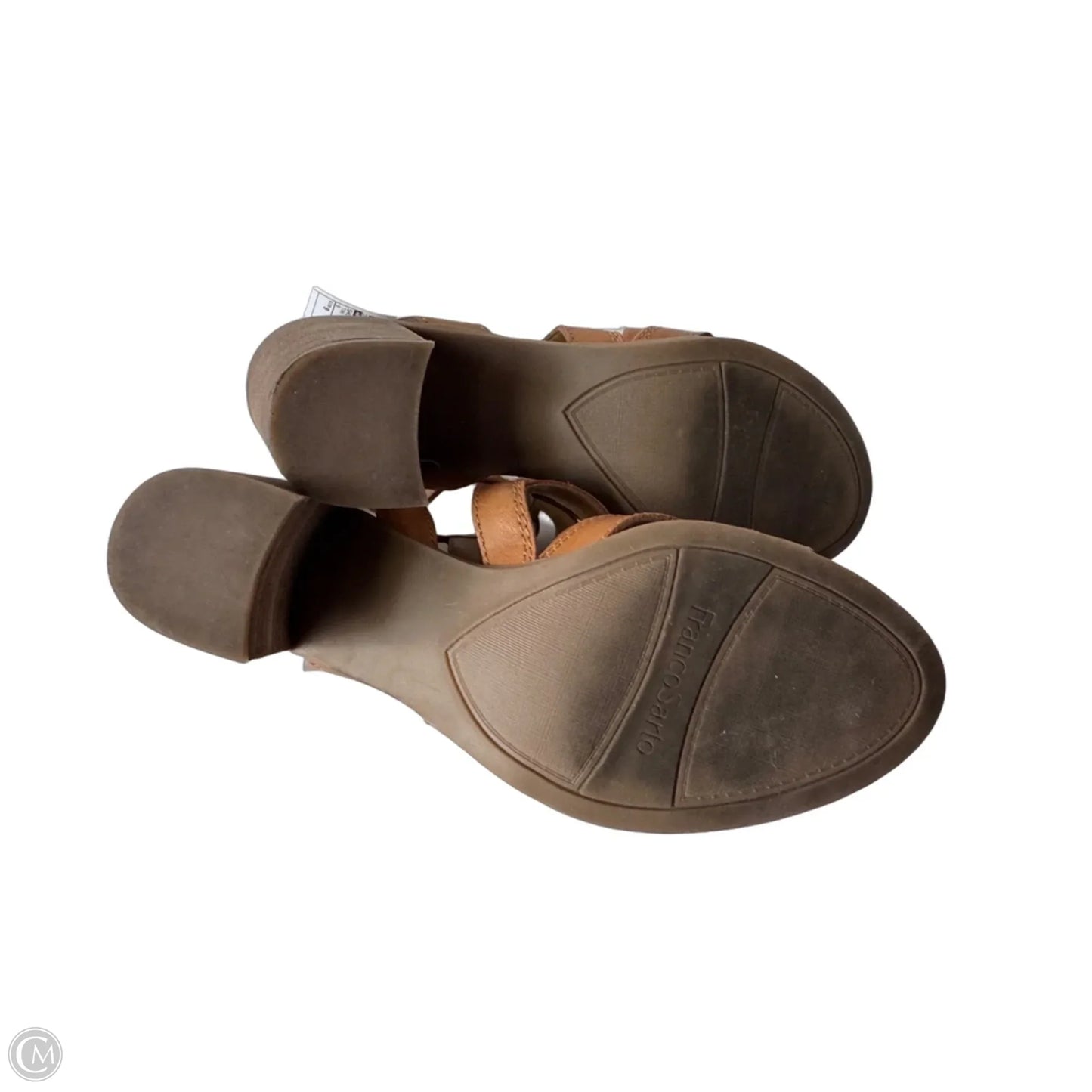 Shoes Heels Block By Franco Sarto In Tan, Size: 9