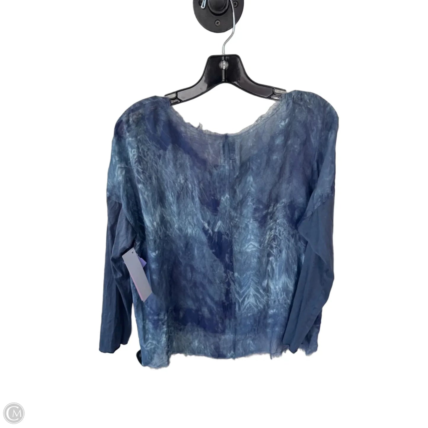 Top Long Sleeve By Cma In Blue, Size: S