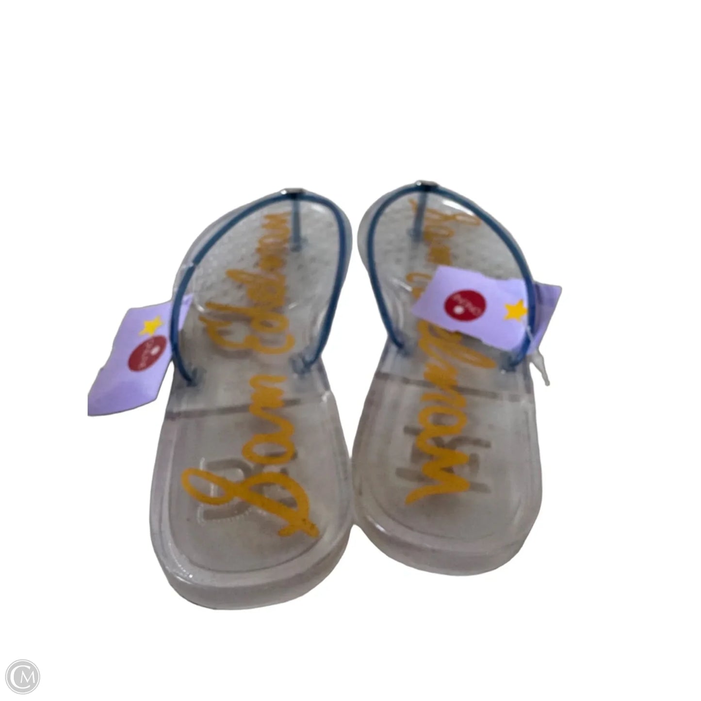 Sandals Flip Flops By Sam Edelman In Clear, Size: 6