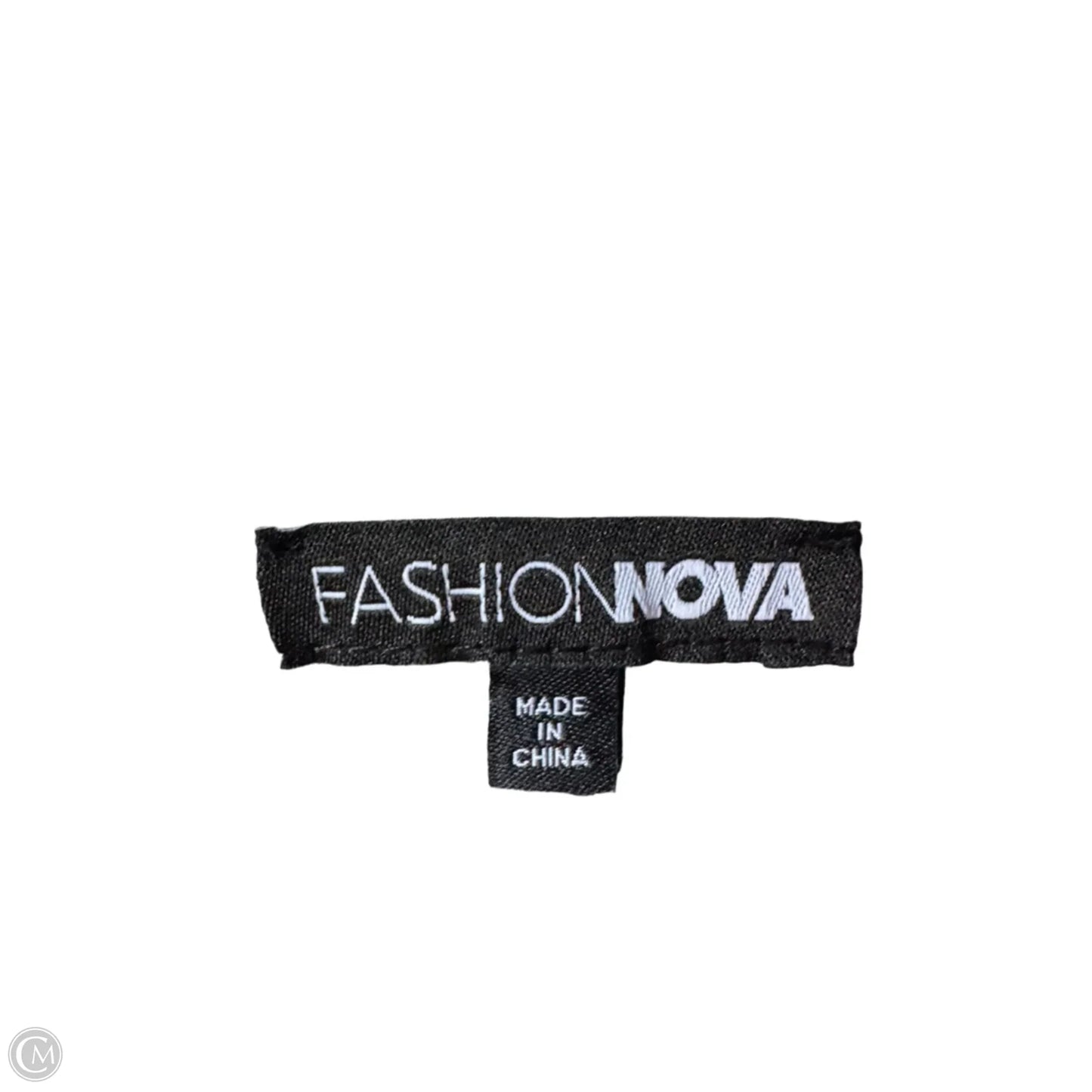 Dress Work By Fashion Nova In Black & Cream, Size: L