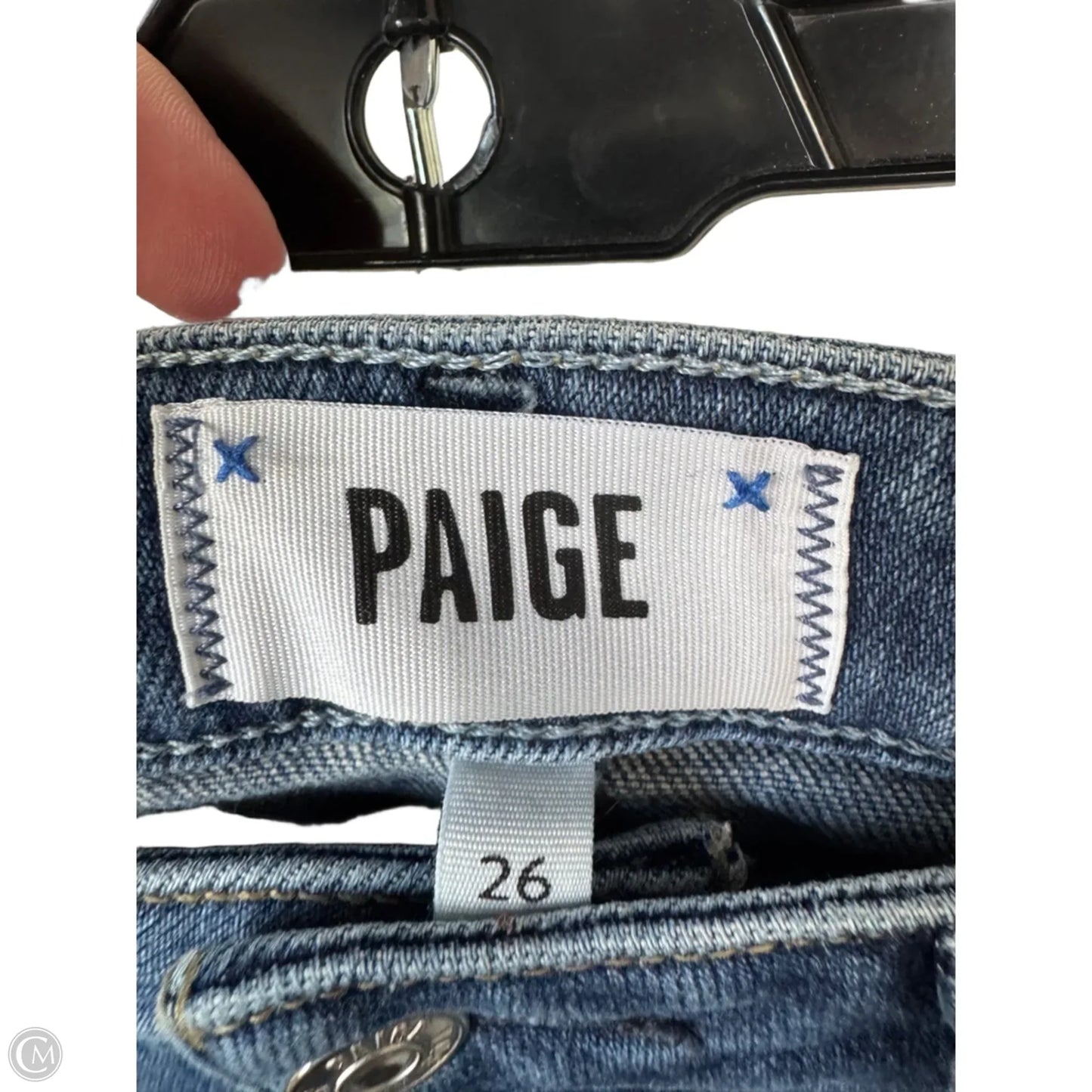 Jeans Skinny By Paige In Blue Denim, Size: 2