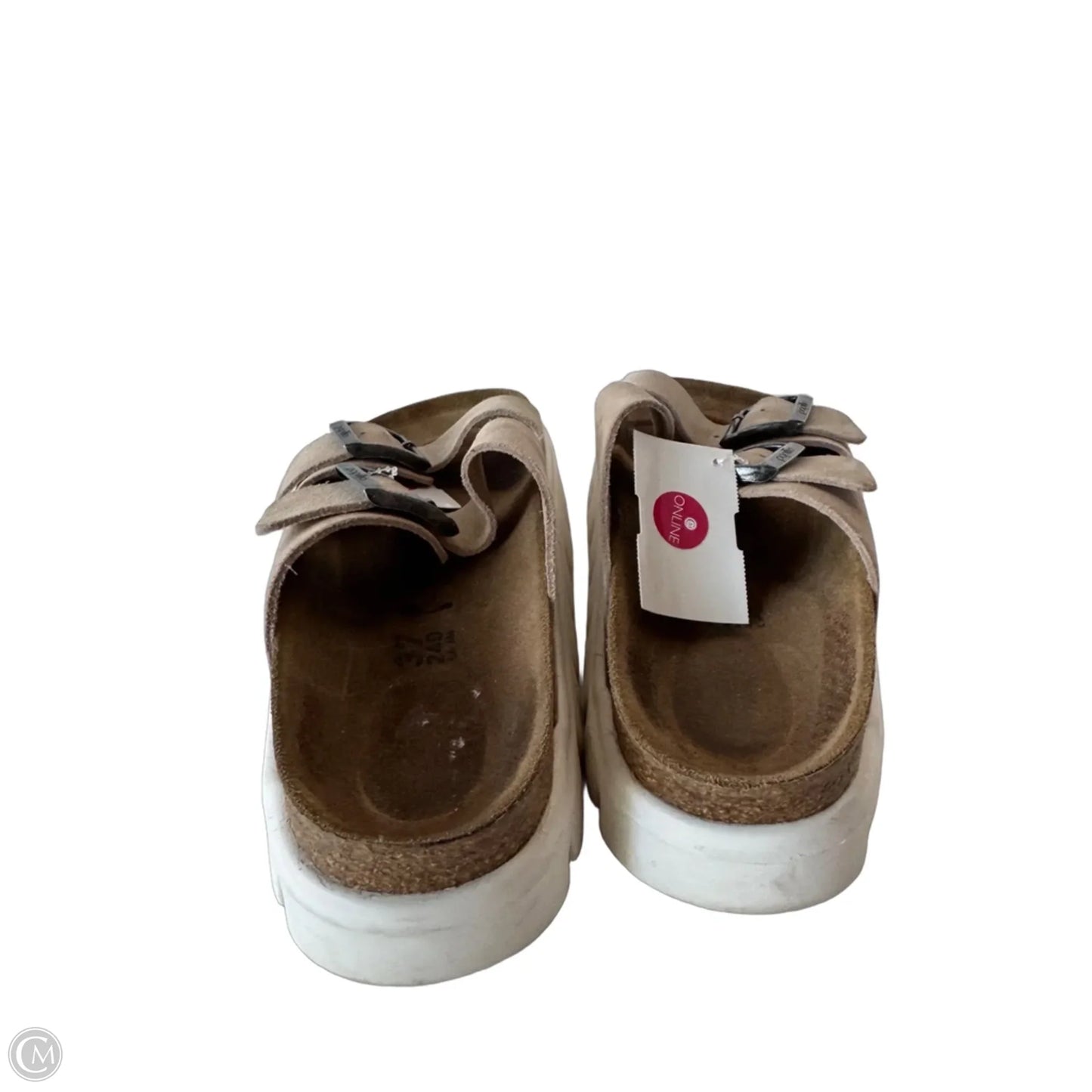 Sandals Flats By Cma In Tan, Size: 6.5