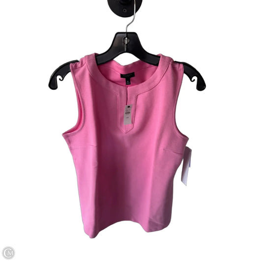 Top Sleeveless By Talbots In Pink, Size: Mp