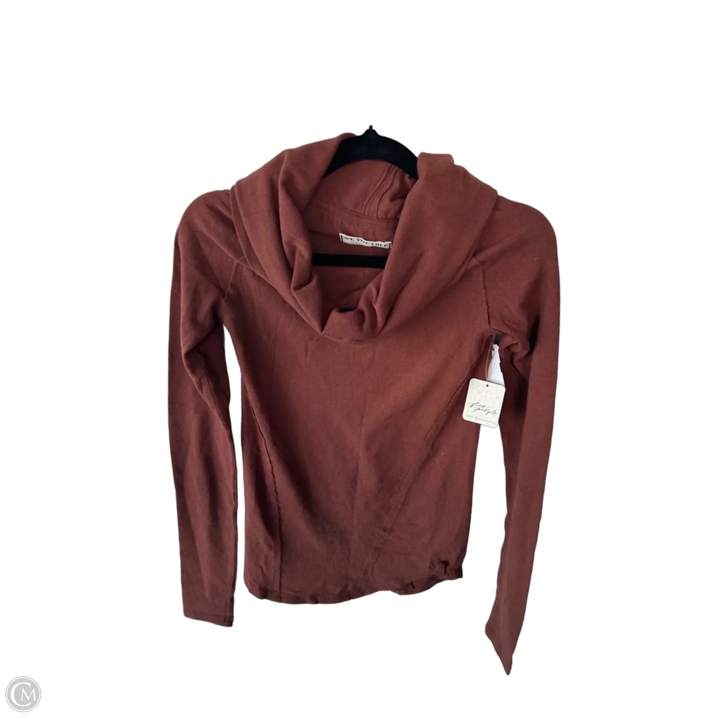 Top Long Sleeve By We The Free In Brown, Size: Xs