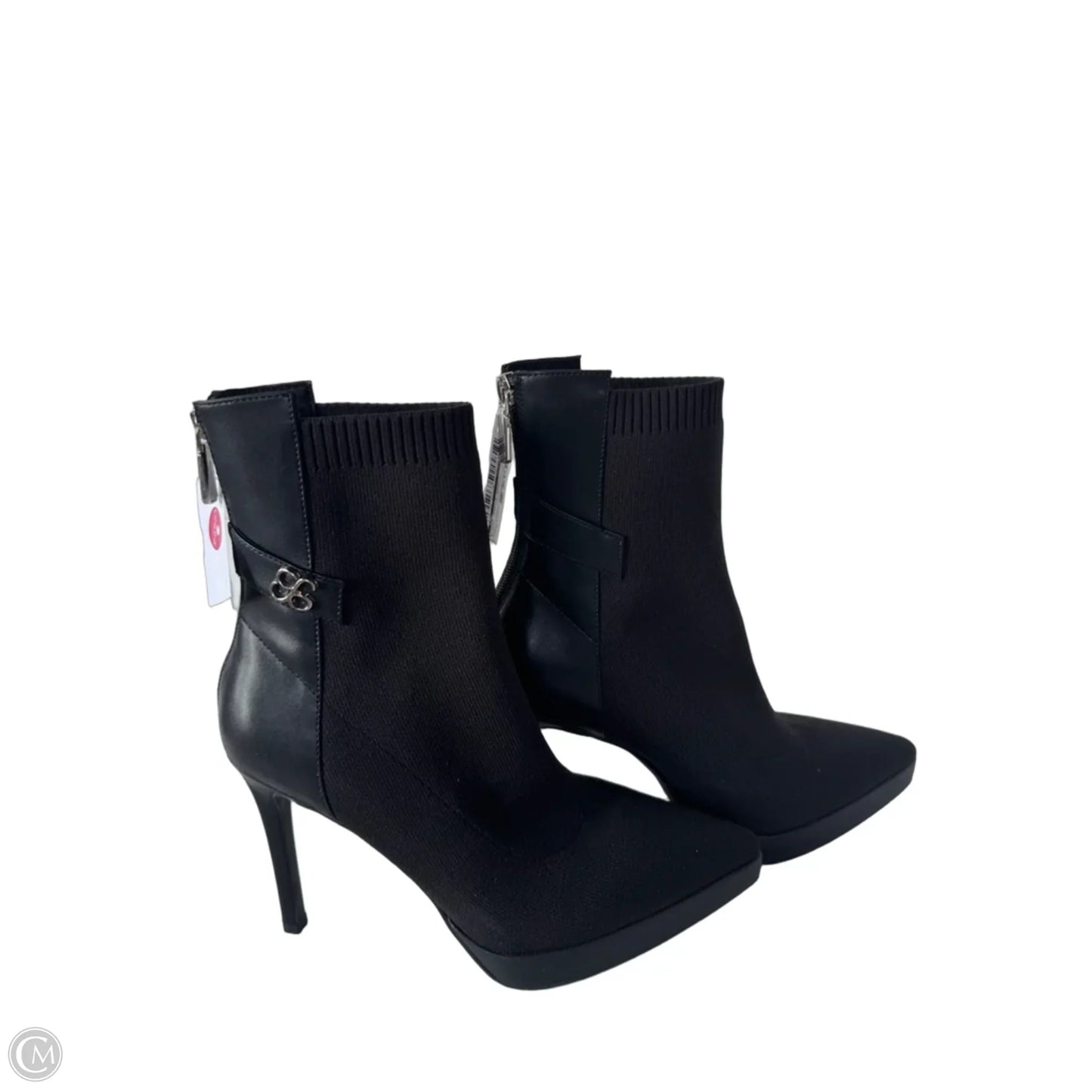 Boots Ankle Heels By Cmc In Black, Size: 8