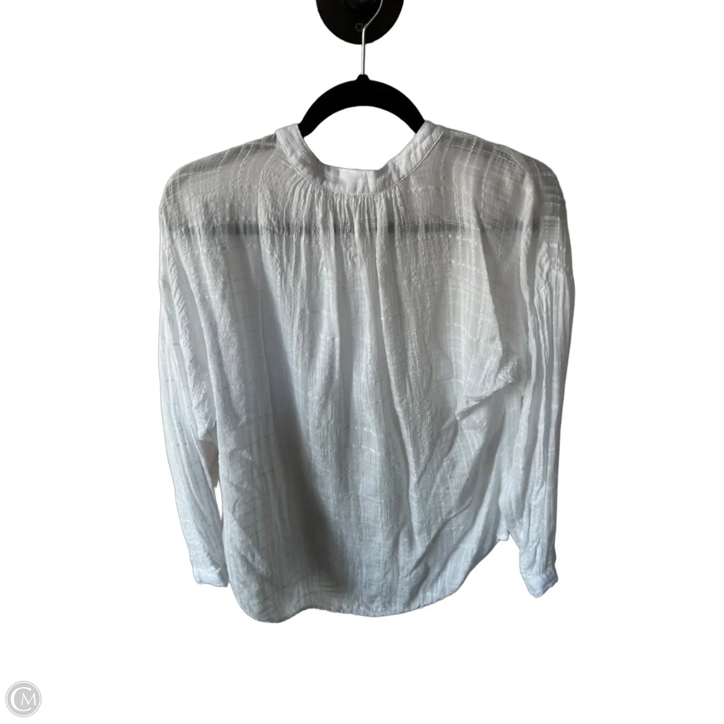 Top Long Sleeve By Cloth & Stone In White, Size: Xs