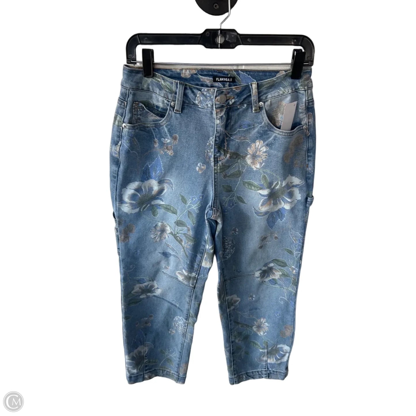 Jeans Wide Leg By Clothes Mentor In Blue Denim, Size: 4