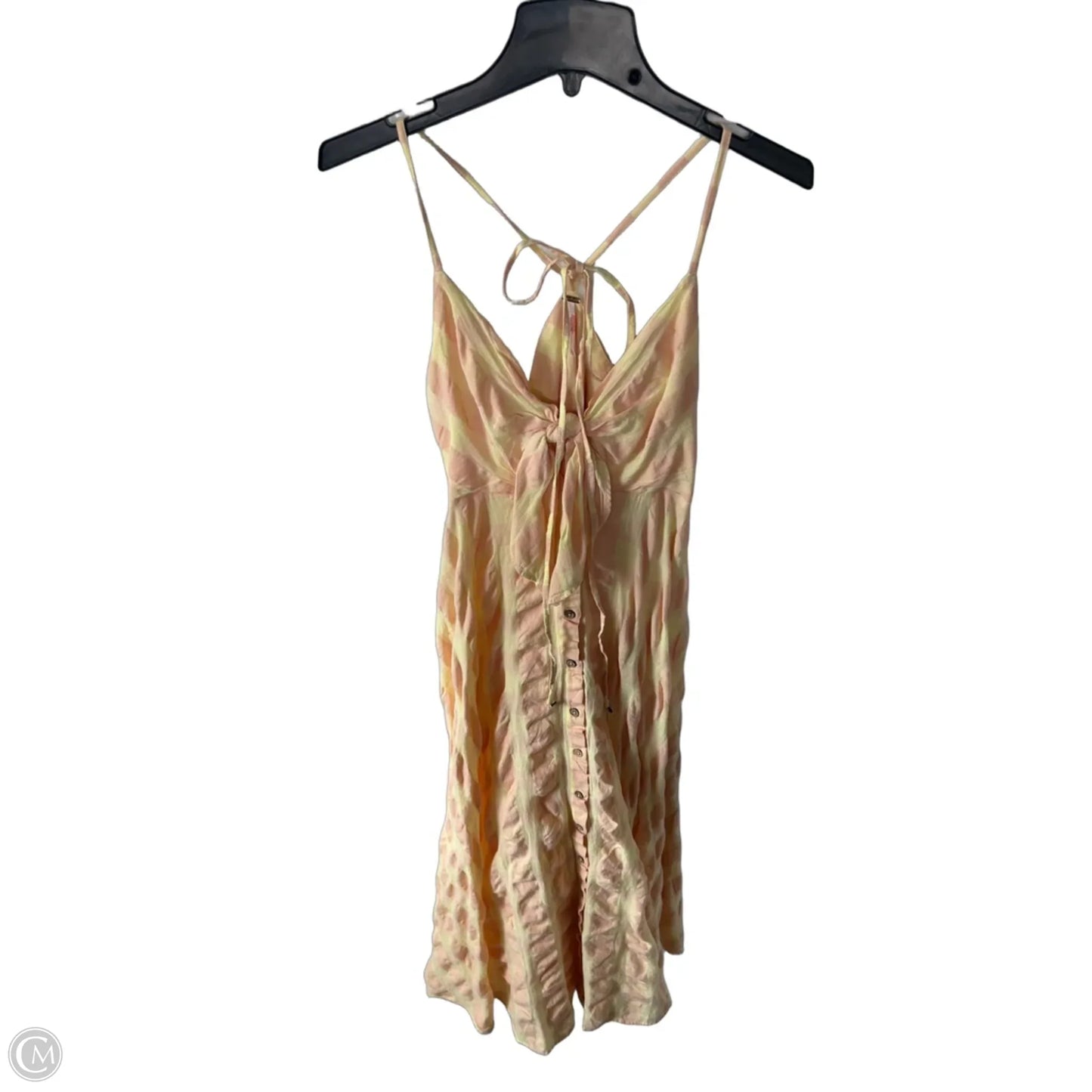 Dress Casual Maxi By Free People In Orange & Yellow, Size: S