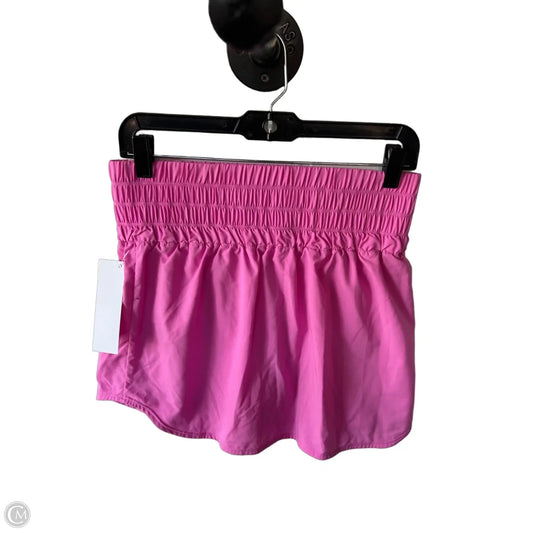 Athletic Skort By Nike In Pink, Size: M
