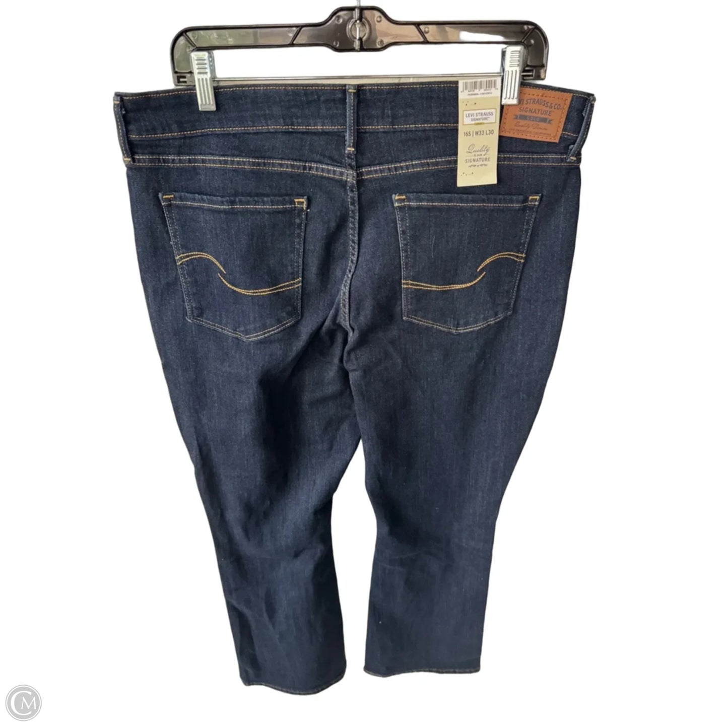 Jeans Boot Cut By Levis In Blue Denim, Size: 16