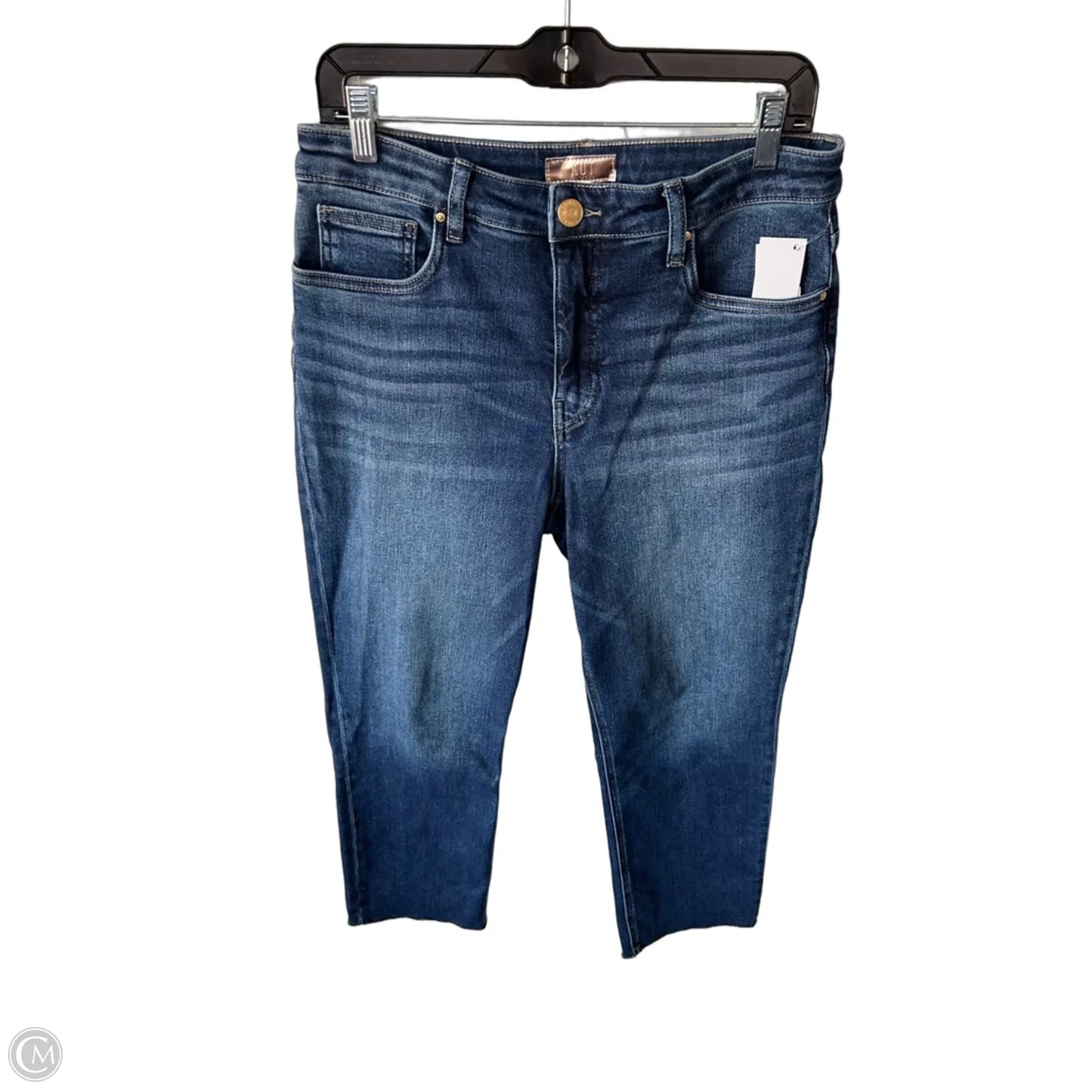 Jeans Straight By Kut In Blue Denim, Size: 10