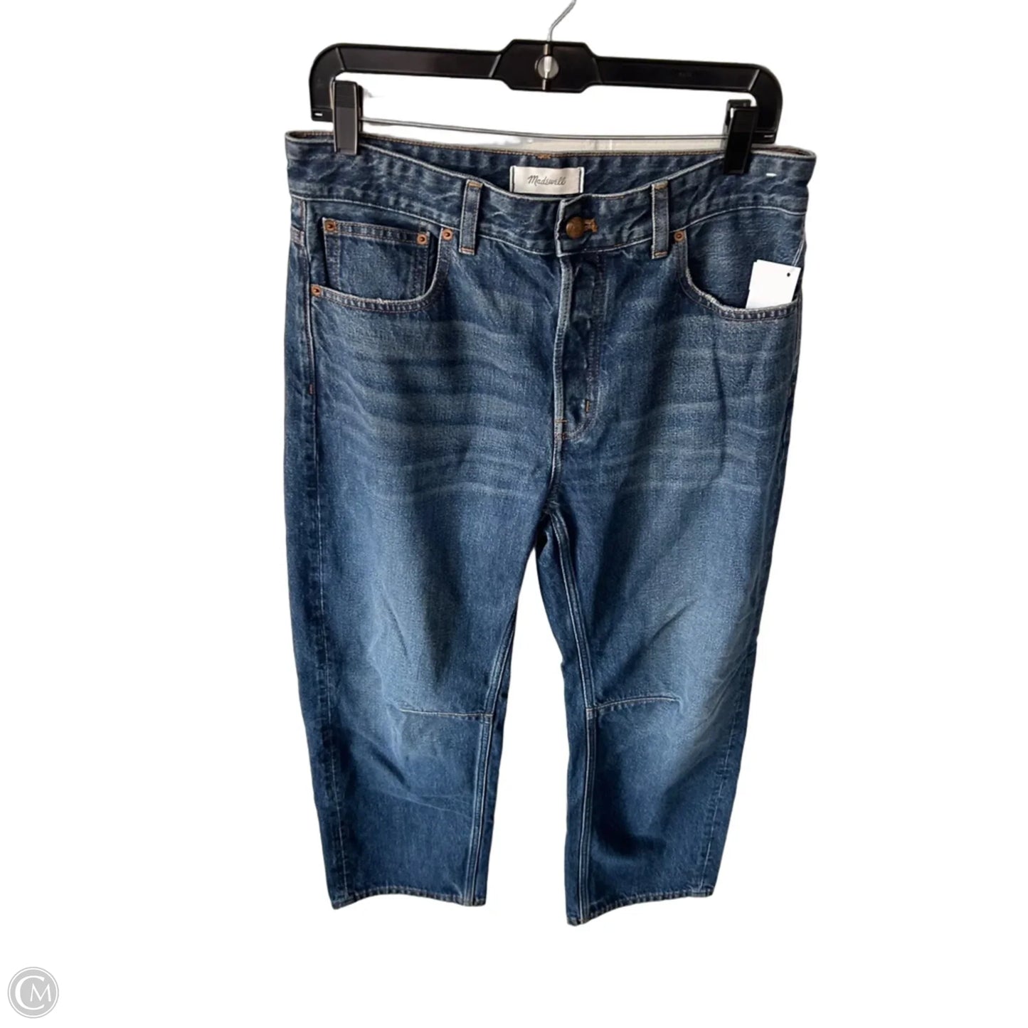 Jeans Straight By Madewell In Blue Denim, Size: 6