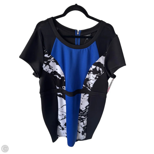 Dress Work By Torrid In Black & Blue, Size: 3x