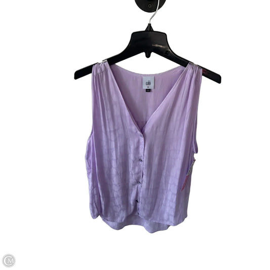 Top Sleeveless By Cabi In Purple, Size: Xl