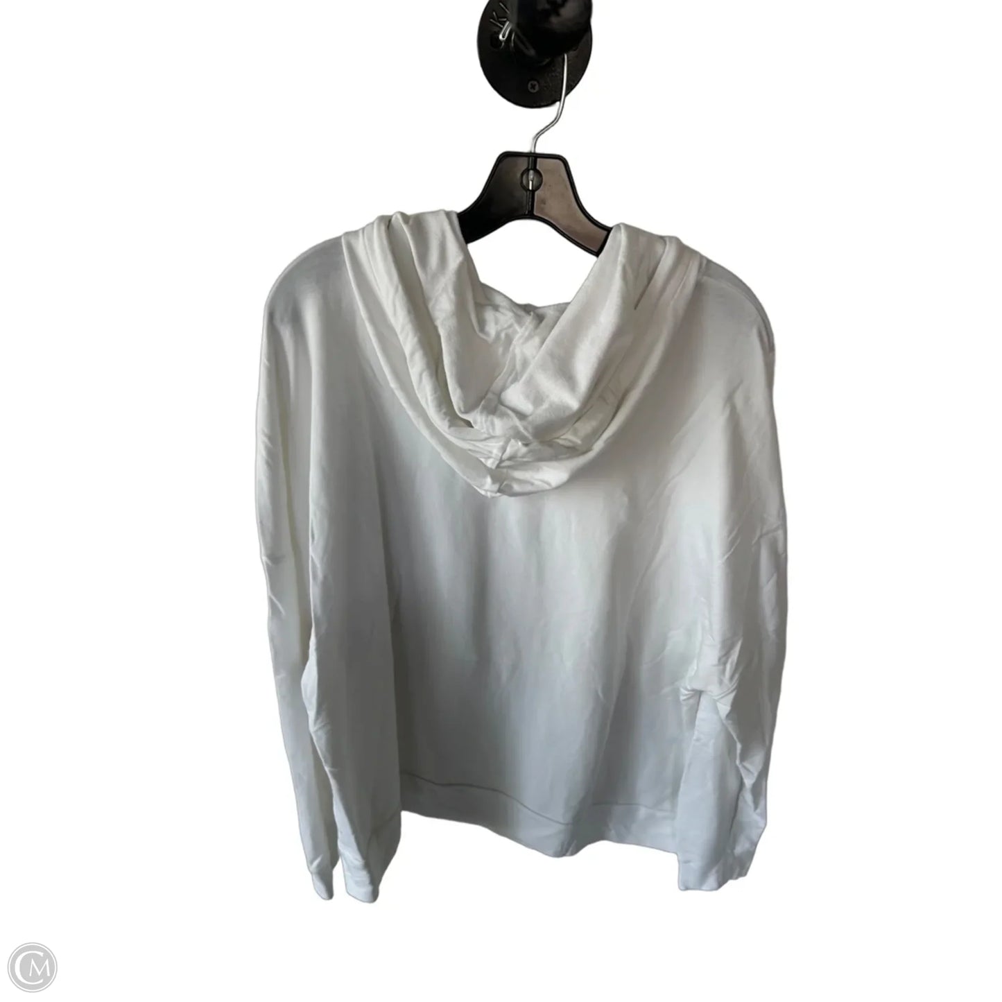 Sweatshirt Hoodie By Cabi In White, Size: Xl