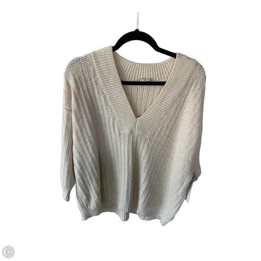 Sweater By Cabi In Cream, Size: Xl