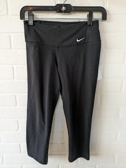 Black Athletic Capris Nike, Size 0