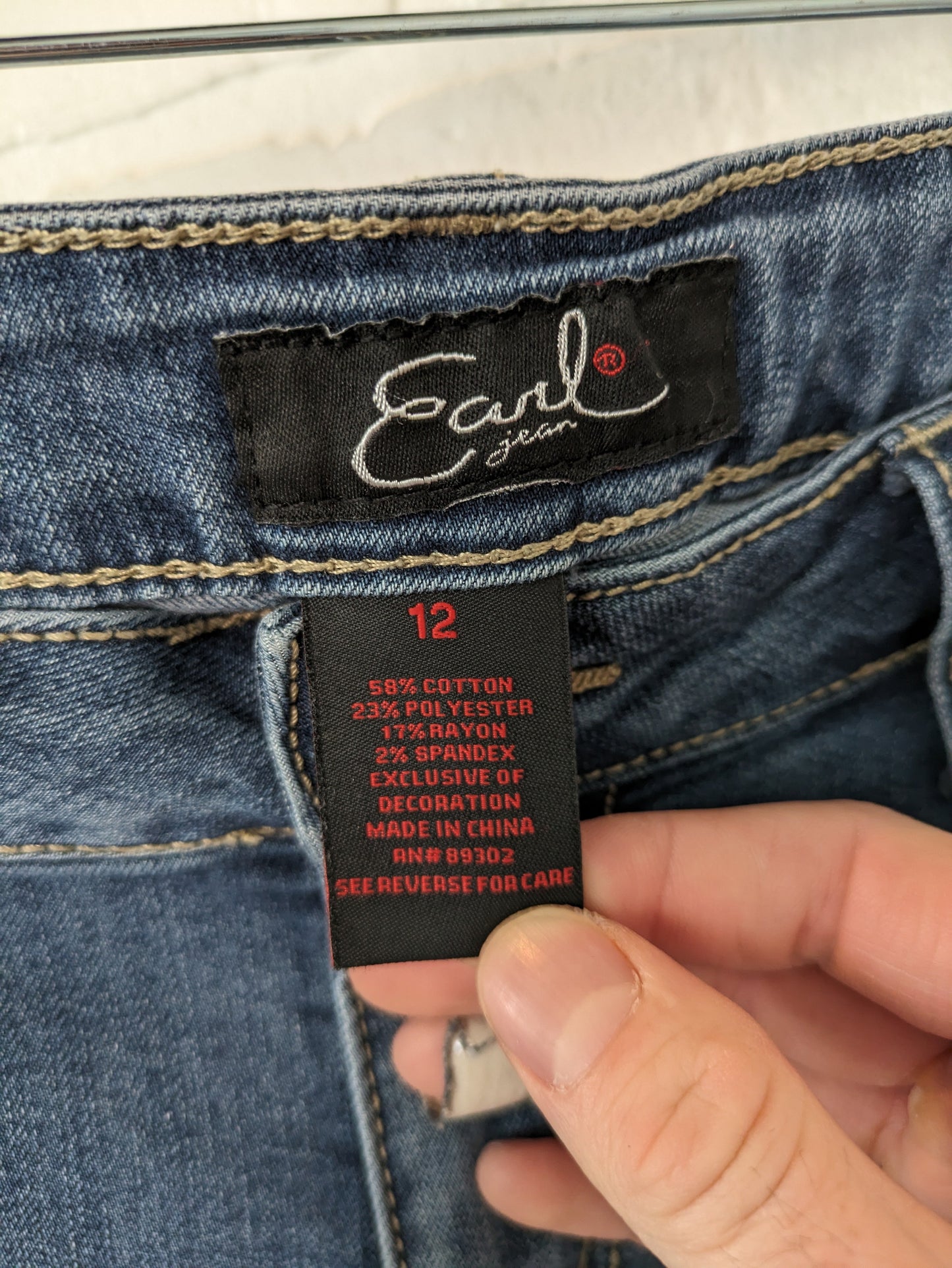 Jeans Straight By Earl Jean  Size: 12