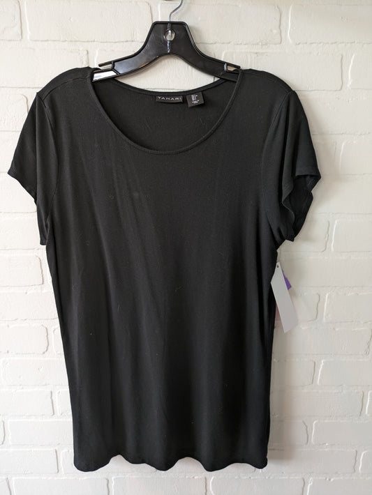 Top Short Sleeve Basic By Tahari By Arthur Levine  Size: L