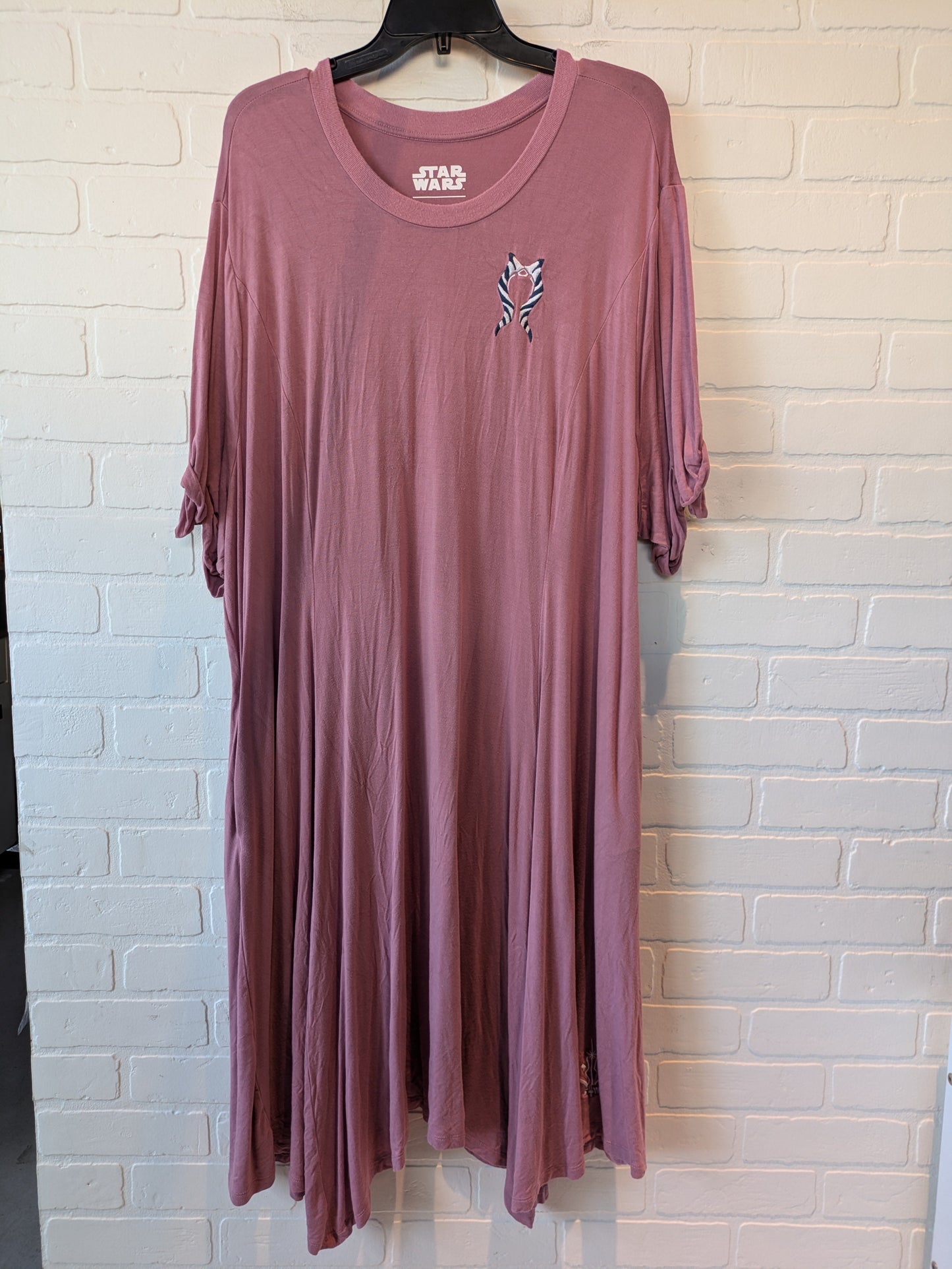 Dress Casual Midi By Clothes Mentor In Pink, Size: 4x