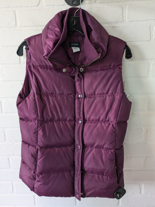 Purple Vest Puffer & Quilted J. Crew, Size S