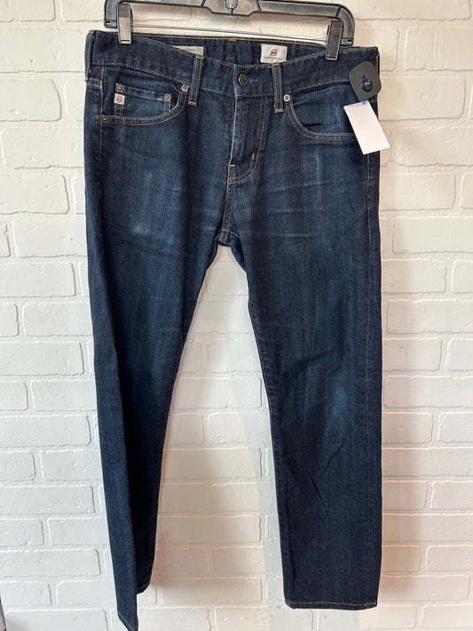 Blue Denim Jeans Straight Adriano Goldschmied, Size 10