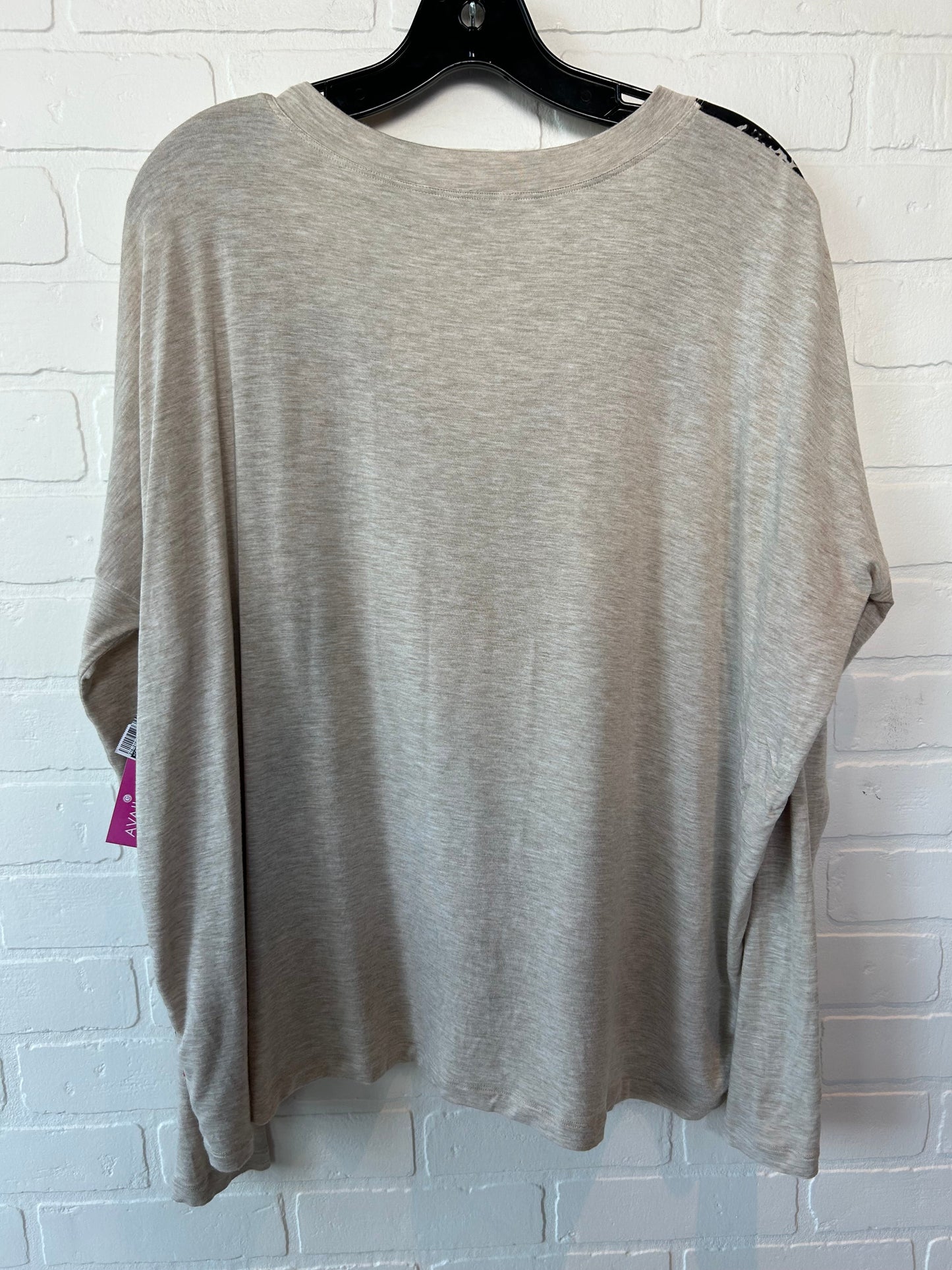 Tan Top Long Sleeve Cabi, Size S